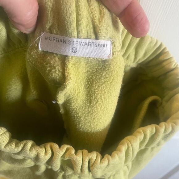 Revolve Morgan Stewart Sport Sweatpants in Lemon Lime size Small - Picture 7 of 13